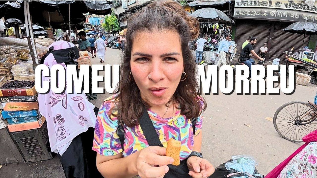 Comidas de Rua na Índia! Quanto tempo até a CAGANEIRA?