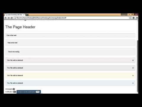 Bootstrap training Part 18 - Labels and Badges (1-65)