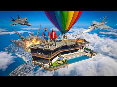 YOUTUBER KLAUEN ein FLIEGENDES HAUS in GTA 5 RP!