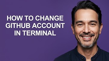 How to Change Github Account In Terminal - KevinHowTo