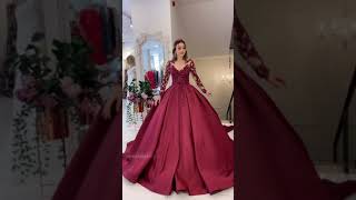 فستان خطوبة  ملكي رائع جدا  2021 - ج18  بدلات خطوبة فساتين زفاف  #shorts wedding dress