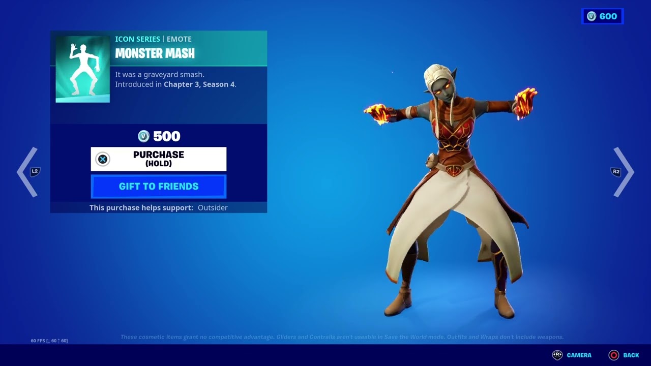 NEW MONSTER MASH EMOTE ARRIVES IN FORTNITE ITEM SHOP! ICON SERIES