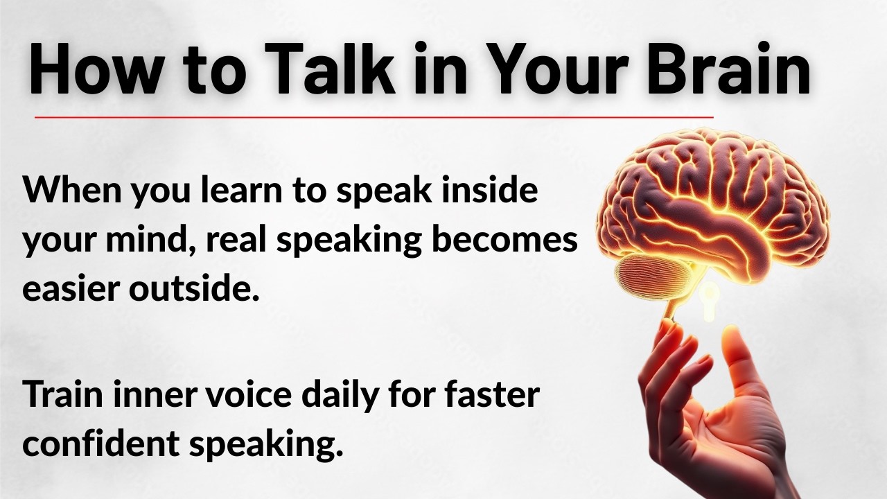 How To Talk In Your Brain || Graded Reader || Improve Your English ...