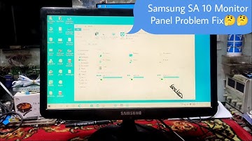Samsung SA10 Monitor Repair Panel Problem Fix In Bangla 2022 || Created by Afjal Hossain