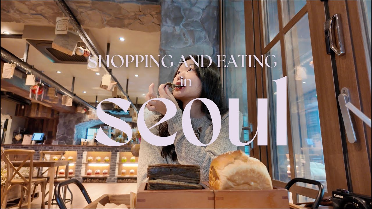 What to eat and where to shop in SEOUL (exploring sinsa-dong & seong su) + everything I bought!