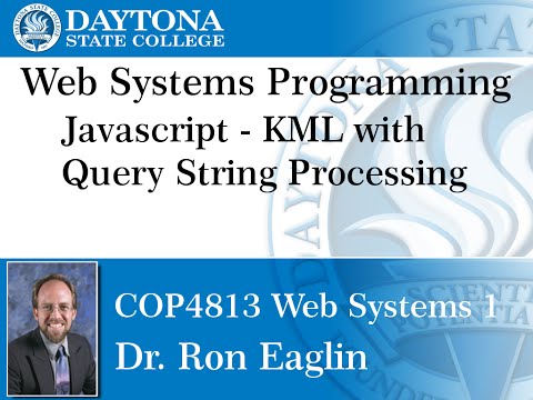 Web Programming - Using Query String to display KML