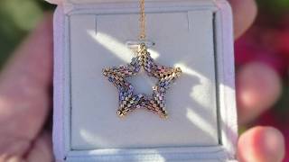 Peyote Open Star - Double Sided - Planbead