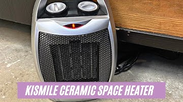 Kismile Small Electric Ceramic Space Heater Review & Test | Portable Heater Fan for Office