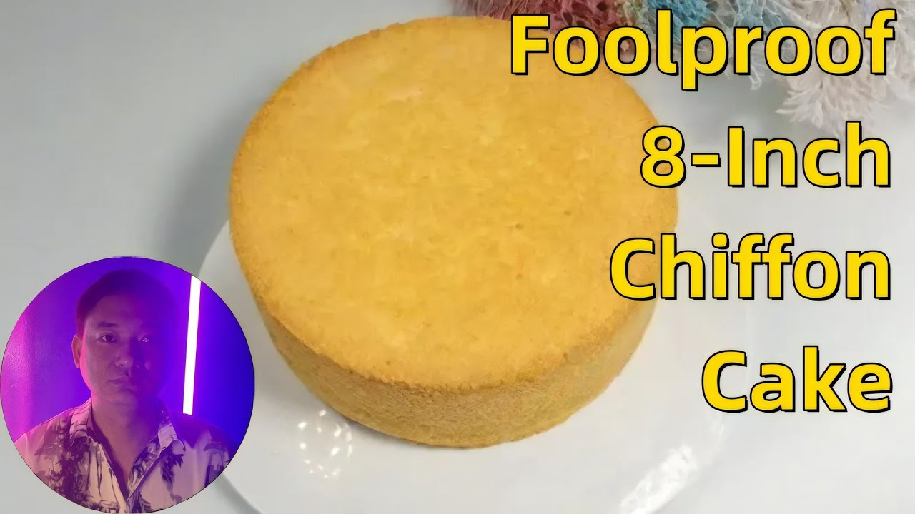 The Foolproof 8 Inch Chiffon Cake Recipe No Collapse, No Shrinkage!