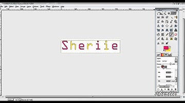 GIMP: Pixel Text Tutorial