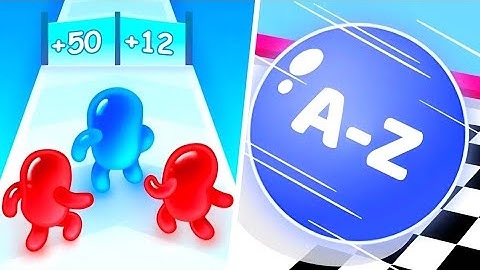 Join Blob Clash 3D || Game All Level 21-25 | A-Z Run, Games All Level 19-21 iOS Gameplay | Top