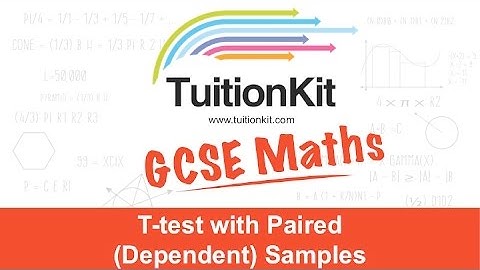 t-Test with Paired (Dependent) Samples