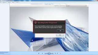 you cannot install this product on the current operating system revit2017 مشكلة