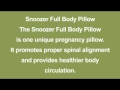 Snoozer Full Body Pillow   Natural Goose Down Filler