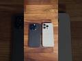 iPhone 16 Pro Titanium Black VS IPhone 16 Pro Natural Titanium #shorts #viralshorts #smartphone