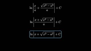 Standard integrals formulas proof | class 12 NCERT integration formula 