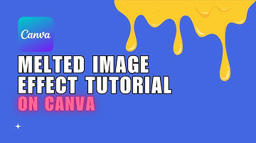 Melted Image Effect Tutorial On Canva Pro - How To Create This Melting Effect