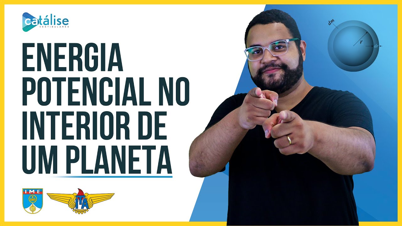 Energia potencial no interior de um planeta | Gravitação Universal | Aulão de Física
