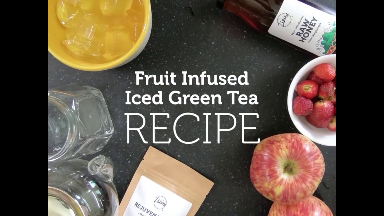 Fruit Infused Iced Green Tea Recipe YouTube