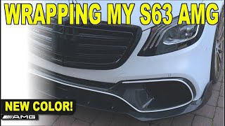 FULL CARWRAP on my Mercedes AMG. New color.