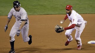 2009 WS Gm 4: Damon singles, then steals two bases