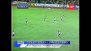 Colo Colo vs Palestino Final Campeonato Nacional 1986