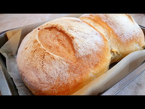 Das leckerste Brot aus einfachen Zutaten. Rezept für amerikanisches Brot in 5 Minuten. Brot backen