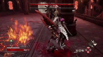 Code Vein: Solo lvl 1 vs Cannoneer and Bladebearer no damage great sword in less than 2 min