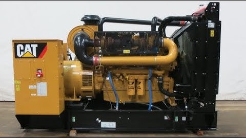 New 2019 Caterpillar 600 kW diesel generator CAT C18 Tier 2 engine - CSDG # 2400