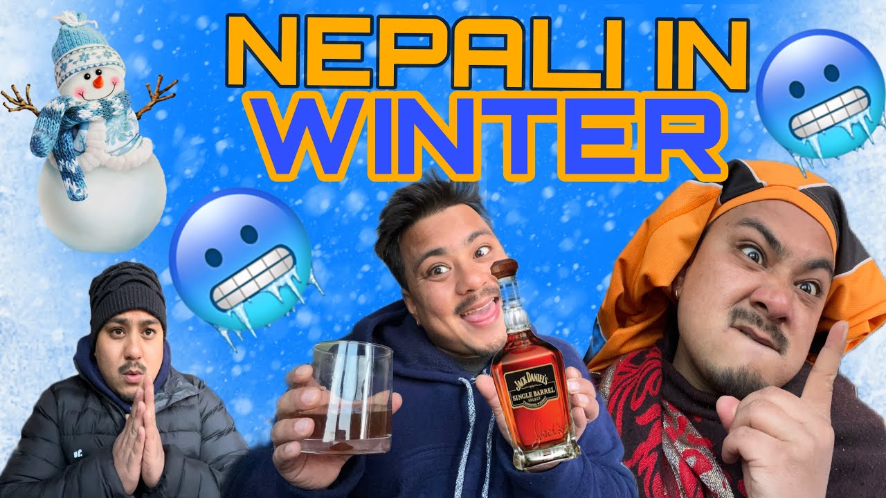 Nepali in winter|| Nepali comedy video|| Pukar Shrestha