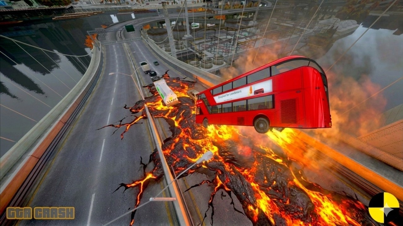 GTA 4 CRASH TESTING REAL CAR 774