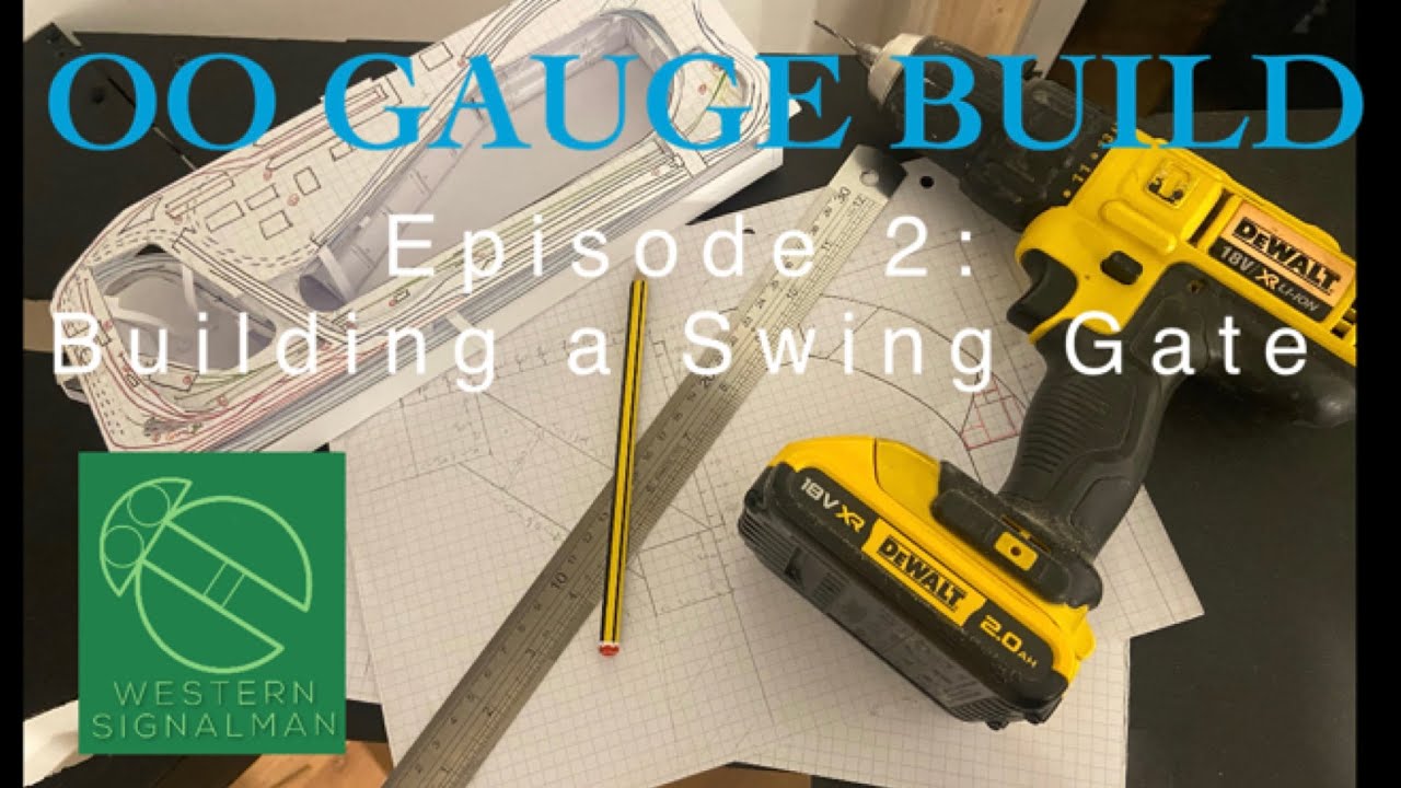 Сборка макета OO Gauge: Эпизод 2. Строительство распашных ворот