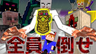 【マイクラ】インフィニティガントレット、どんな敵でも倒せる説【ゆっくり実況】 【マインクラフト】【まいくら】