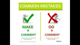 Common mistakes in English