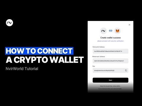 [NvirWorld] How to Connect a Crypto Wallet | Tutorial #2