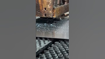 CNC punching machine - audio network, TV backboard processing process#punching #cncmachine #factory