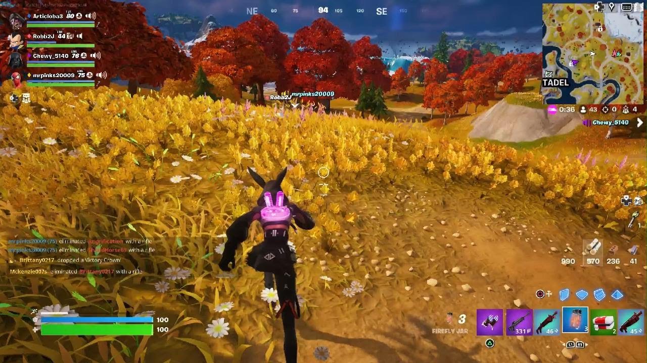 Family Fortnite Squads Victory Royale Carried by Chewy YouTube