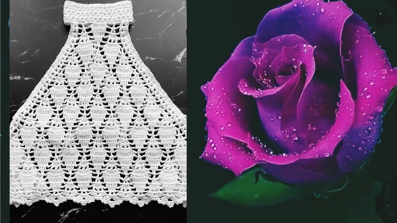 آموزش بافت تاپ مجلسی با قلاب پارت 1