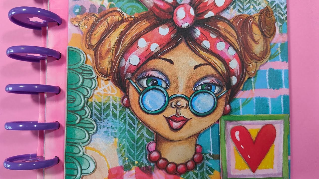 Играю в своем маленьком коллажном дневнике 💐🌻🦋