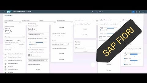SAP Fiori launchpad an overview SAP S/4HANA Financials