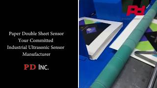 Precision paper double sheet sensor,300 Khz Ultrasonic Transducer  - PiezoData Inc.