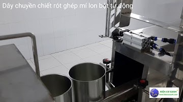 Dây chuyền chiết rót sữa bột tự động - ĐIỆN CƠ XANH 0984467870