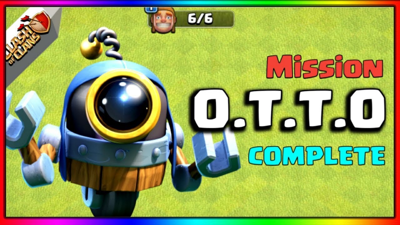 Easy Way To Unlock O.T.T.O " 6th Bulider Clash Of Clans ! YouTube