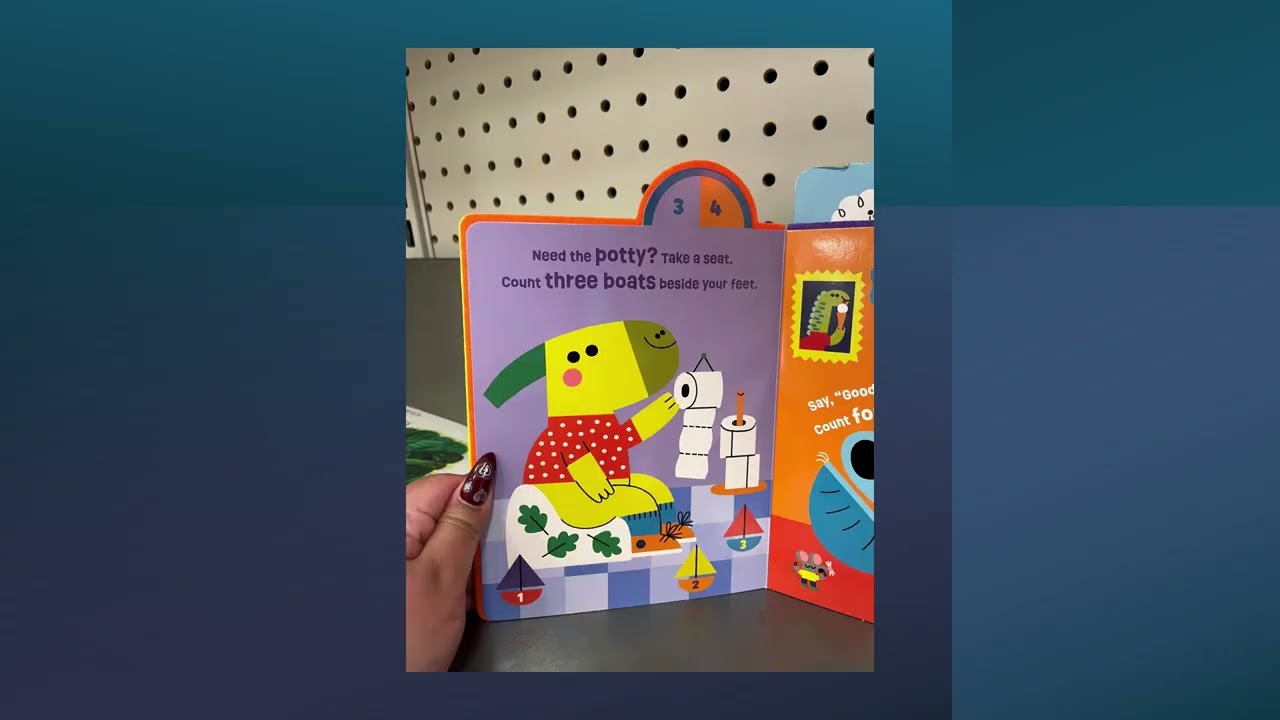 Counting book dinosaur