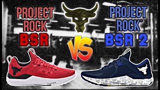 UA Project Rock BSR vs. BSR 2 COMPARISON REVIEW | Budget Cross Training Shoes | TLTG VLOGS