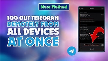 How to Log Out Telegram Remotely from All Devices At Once  |  Skill Wave