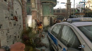 Dying Light 1 PS5 zombie run boy and kills hunter screenshot 5