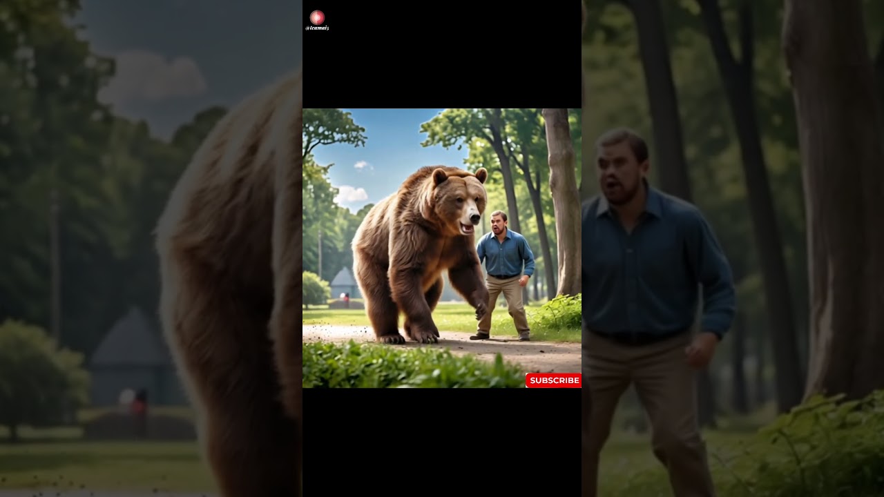 💥🤯 What if a man transformed into a bear 