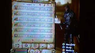 Oblivion: How to Lv Attribute to 100 