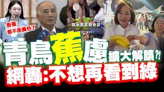 青鳥'蕉'慮緊咬一句話...柯志恩直球回應! 網留言力挺都是'台灣蕉'怒吼:不想再看到綠的
